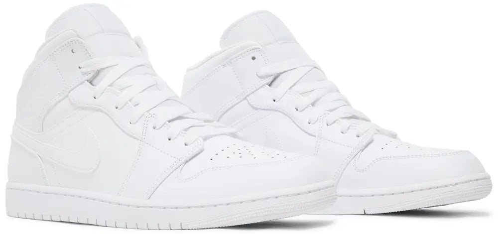 Air Jordan 1 Mid 'Triple White' (PRONTA ENTREGA)