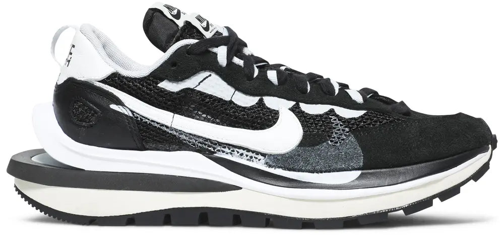 sacai x VaporWaffle 'Black White'