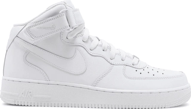 Air force 1 mid triple deals white