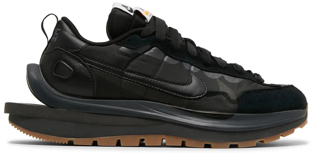 sacai x VaporWaffle 'Black Gum'