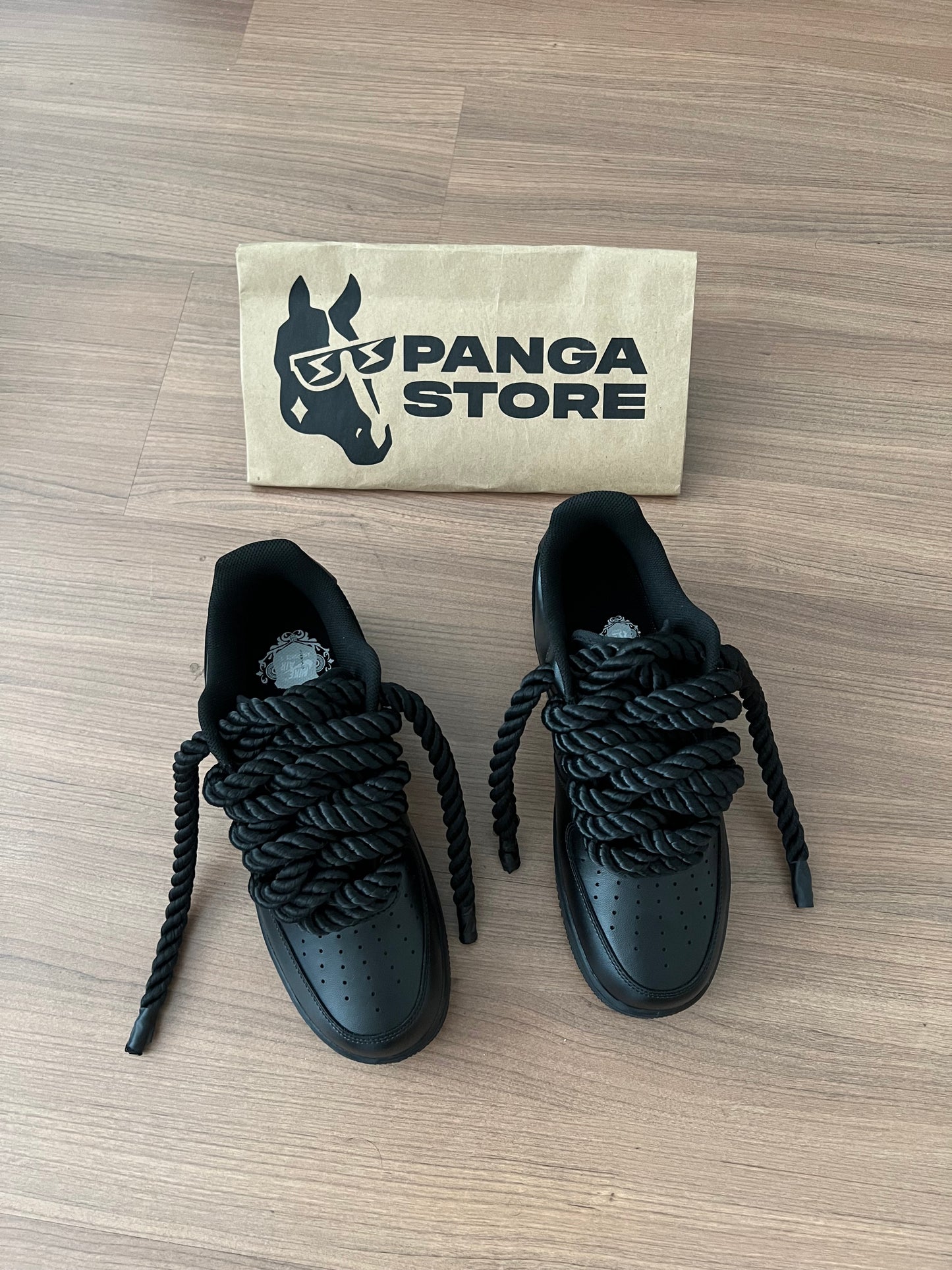 Nike Air Force 1 Black Rope 'LV'