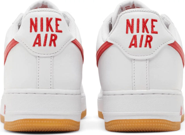 Nike Air Force 1 Low 'Color of the Month - White University Red'