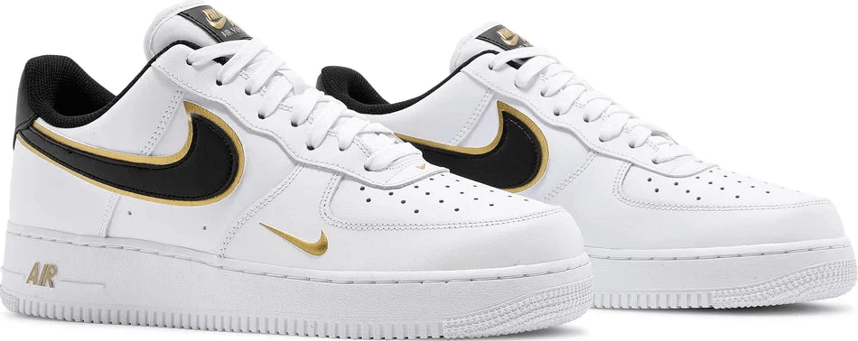 Nike Air Force 1 '07 LV8 'Metallic Swoosh Pack - White Metallic Gold'