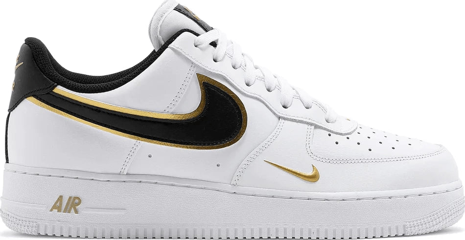 Nike Air Force 1 '07 LV8 'Metallic Swoosh Pack - White Metallic Gold'