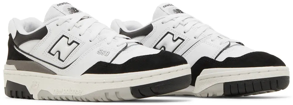 New Balance 550 Big Kid 'White Black Rain Cloud'