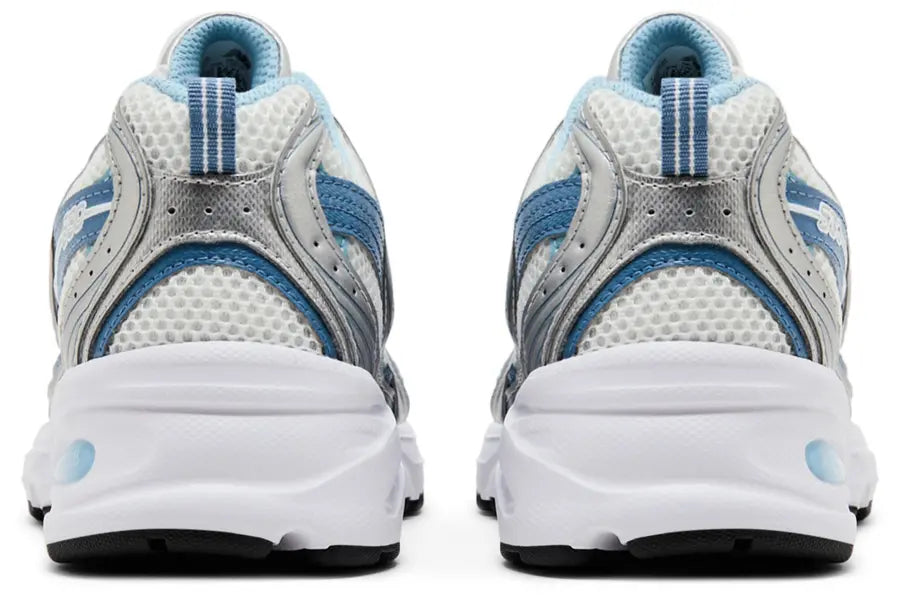 530 'Silver Metallic Heron Blue'