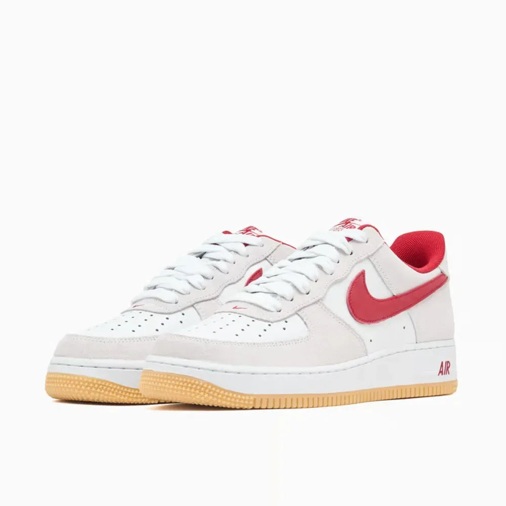 Nike Air Force 1 Low '07 LV8 Summit White Varsity Red Gum