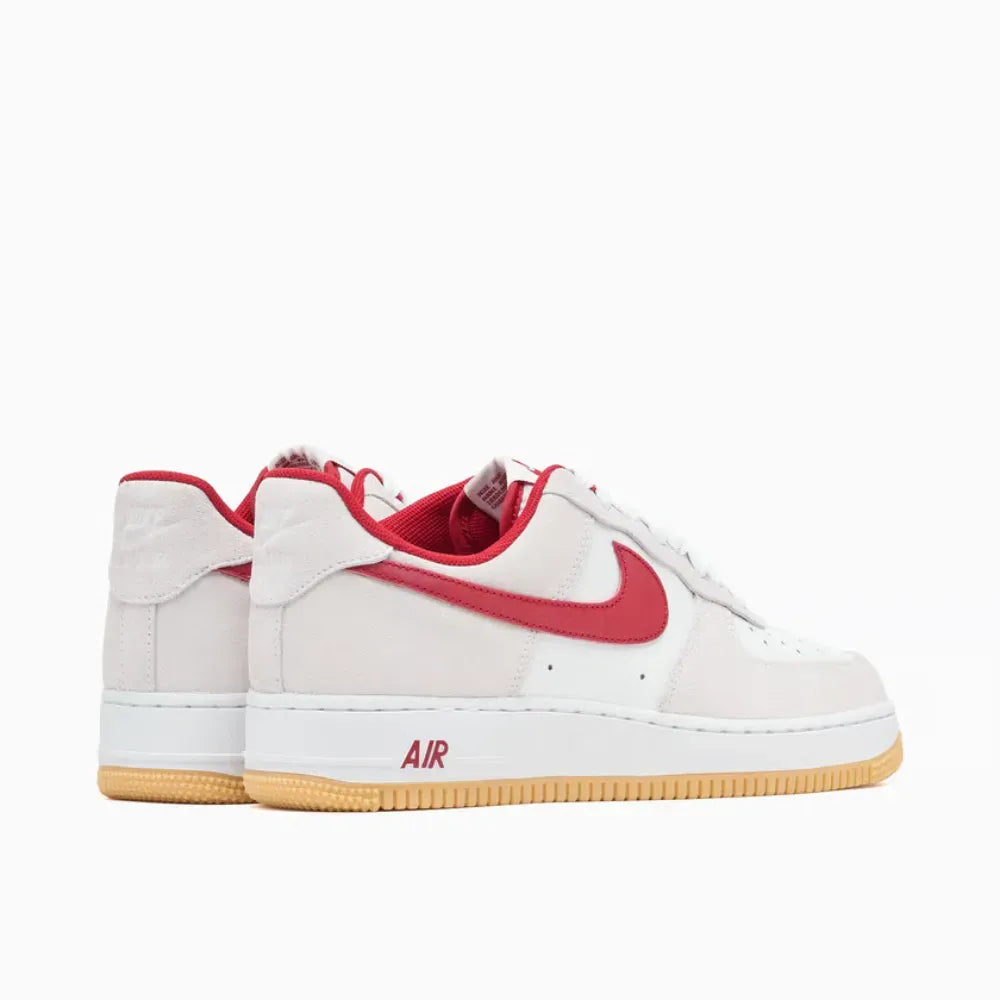 Nike Air Force 1 Low '07 LV8 Summit White Varsity Red Gum