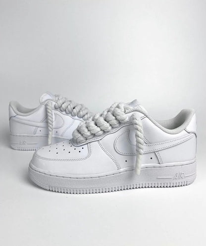 NIKE AIR FORCE 1 WHITE ROPE