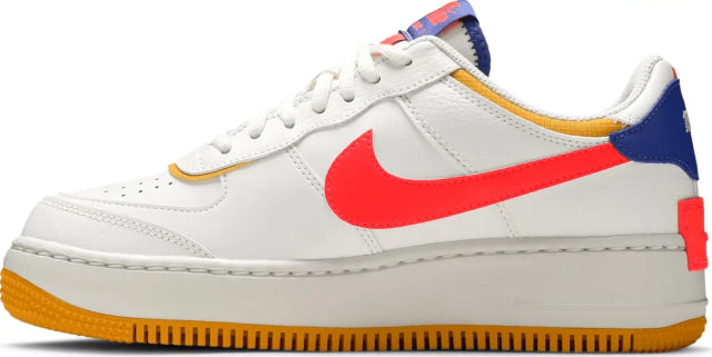 Nike Air Force 1 Shadow 'White Crimson Blue'