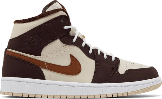 Nike Air Jordan 1 Mid SE 'Cream Dark Chocolate'