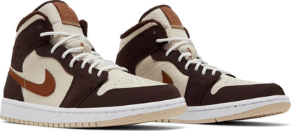 Nike Air Jordan 1 Mid SE 'Cream Dark Chocolate'