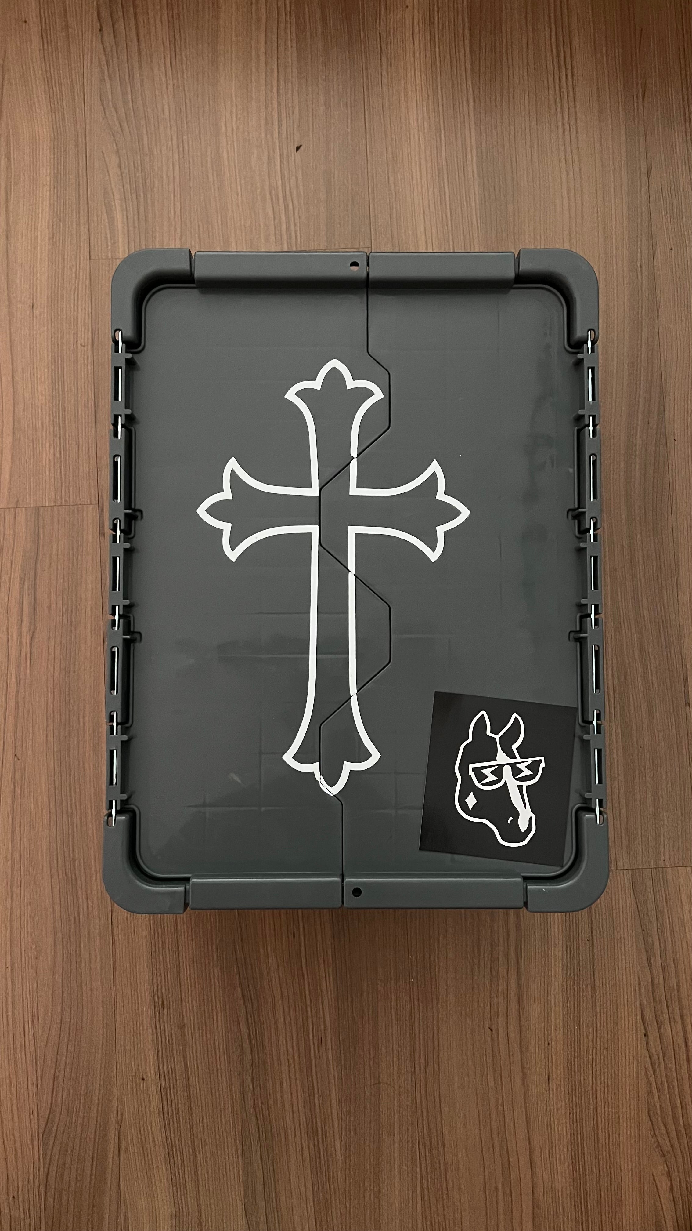 Air Force 1 Chrome Hearts Grey (Custom) Special Box