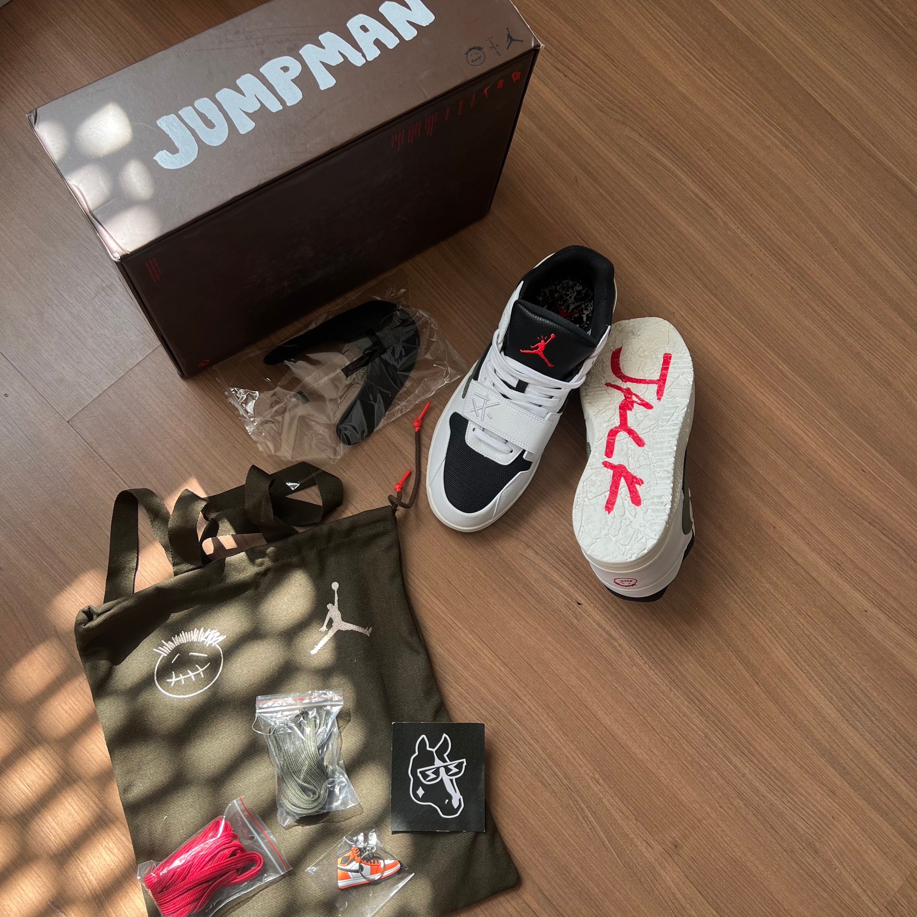 Travis Scott x Air Jordan Jumpman Jack ( Custom )
