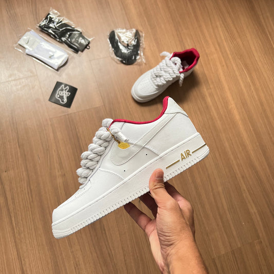 Nike Air Force 1 Team Red Rope