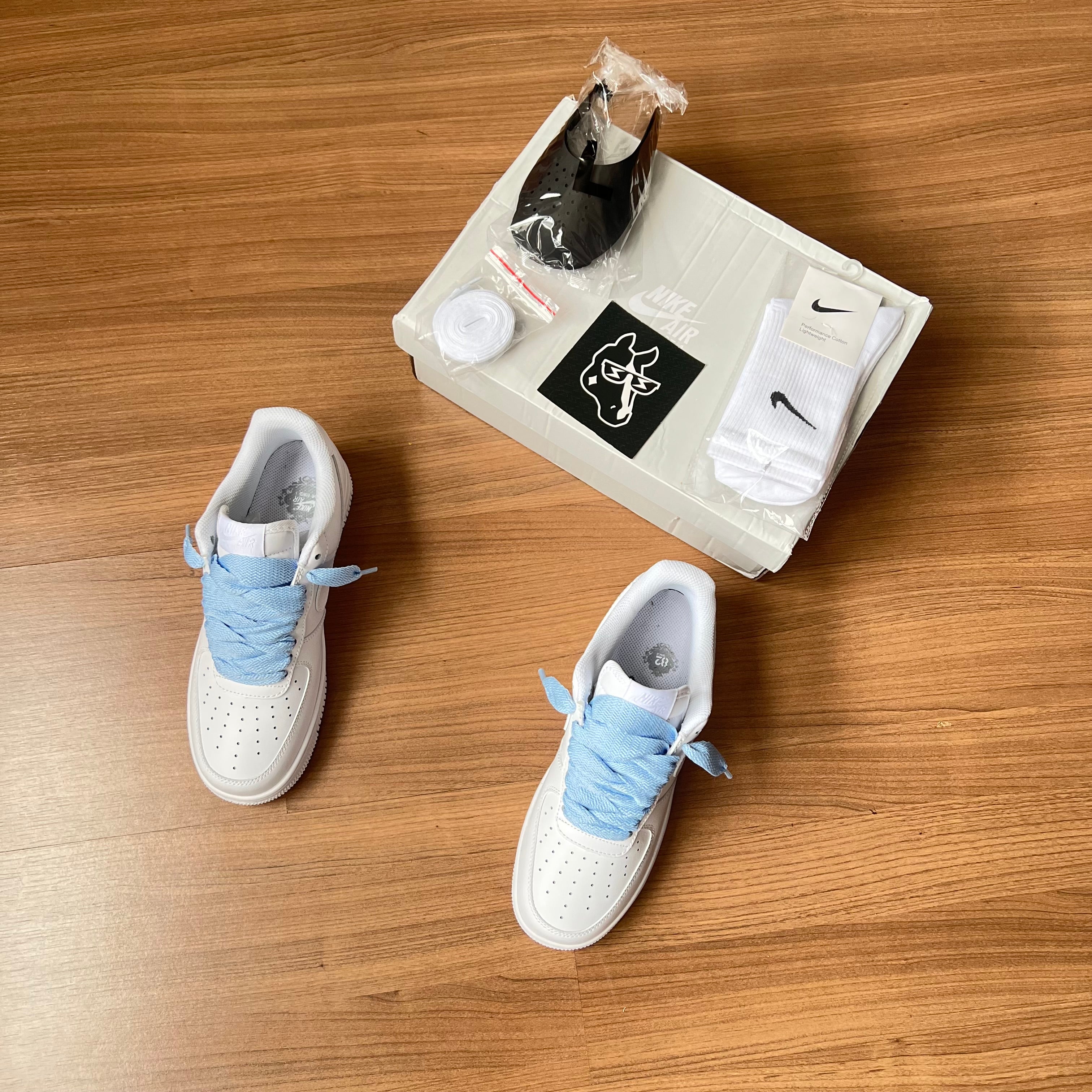 Nike Air Force 1 Blue Lace