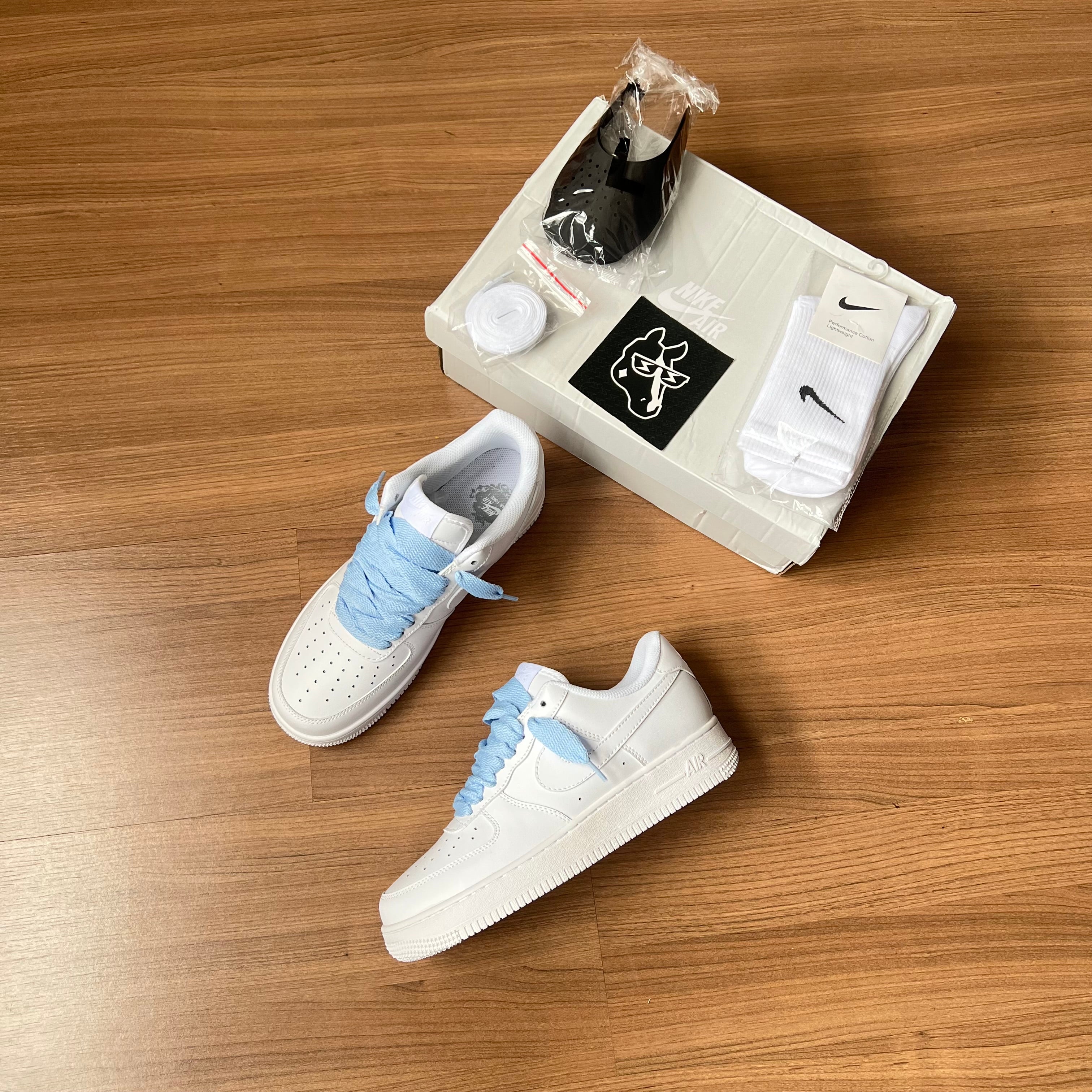 Nike Air Force 1 Blue Lace