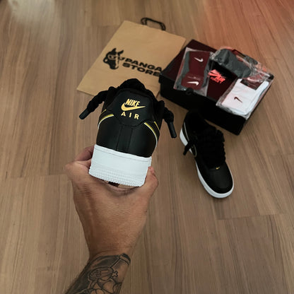Nike Air Force 1 '07 LV8 Swoosh Pack Black Rope