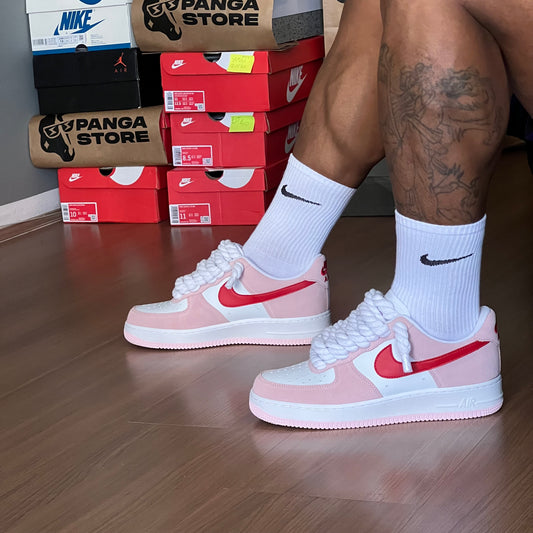 Nike Air Force 1  Valentine's Day Rope