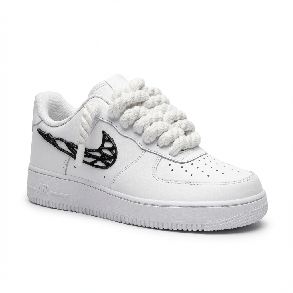 Nike Air Force 1 Low "Liquid Metal Swoosh" Rope