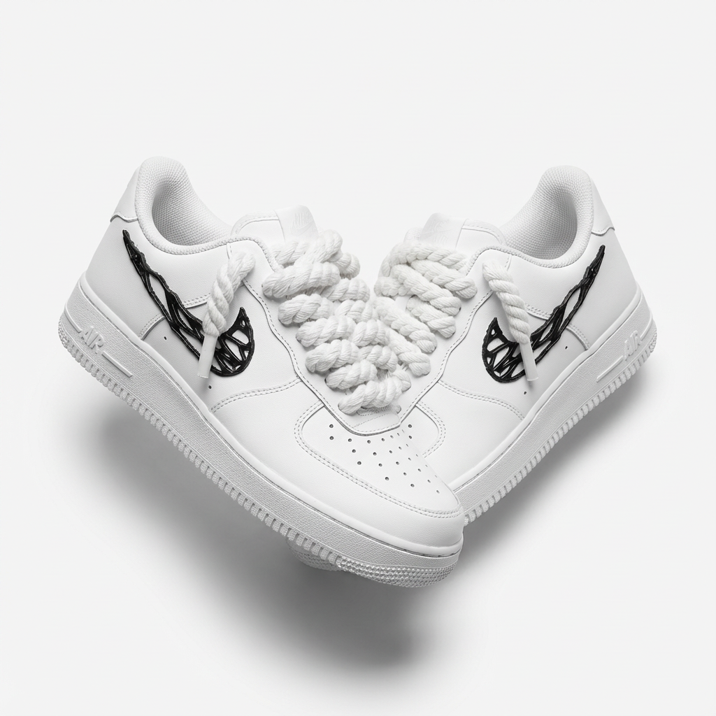 Nike Air Force 1 Low "Liquid Metal Swoosh" Rope