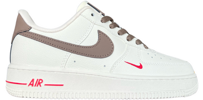 Nike Air Force 1 Red Beige (PRONTA ENTREGA)