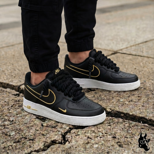 Nike Air Force 1 '07 LV8 Swoosh Pack Black Rope