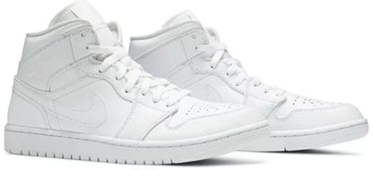 Nike Air Jordan 1 Mid 'Triple White'