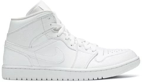 Nike Air Jordan 1 Mid 'Triple White'