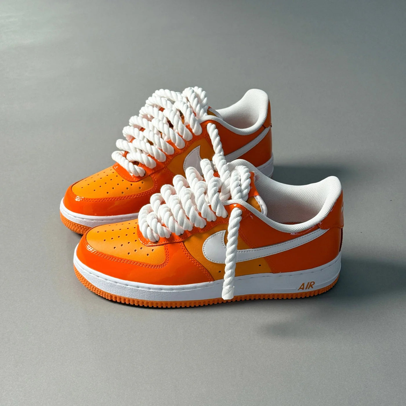 Nike Air Force 1 Patent Orange Rope