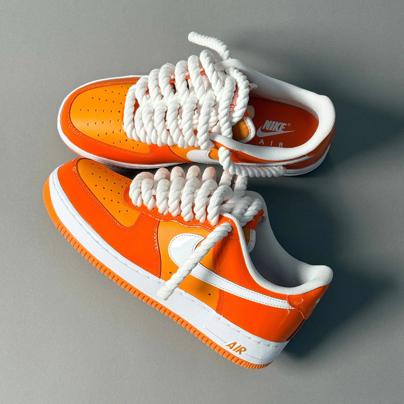 Nike Air Force 1 Patent Orange Rope