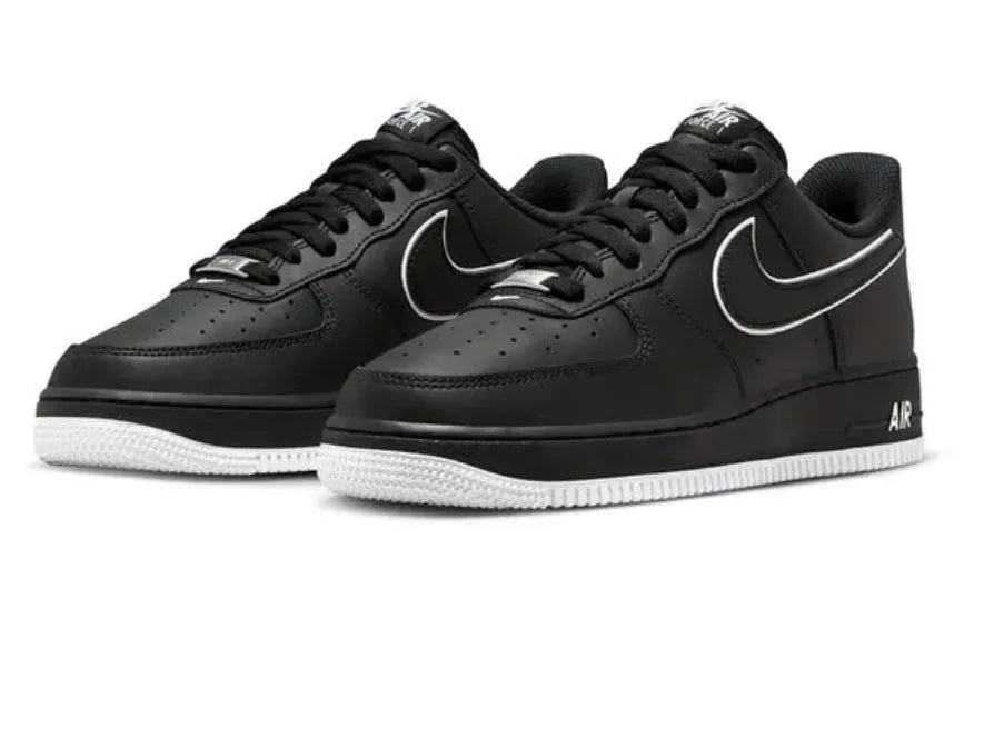 Nike Air Force 1 '07 'Black White' 3 (PRONTA ENTREGA)